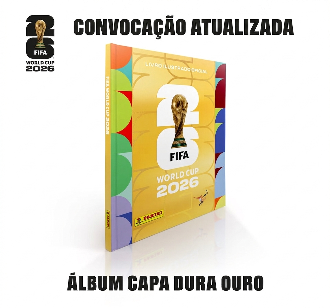 Álbum Capa Dura Ouro 2026 Convocação Atualizada