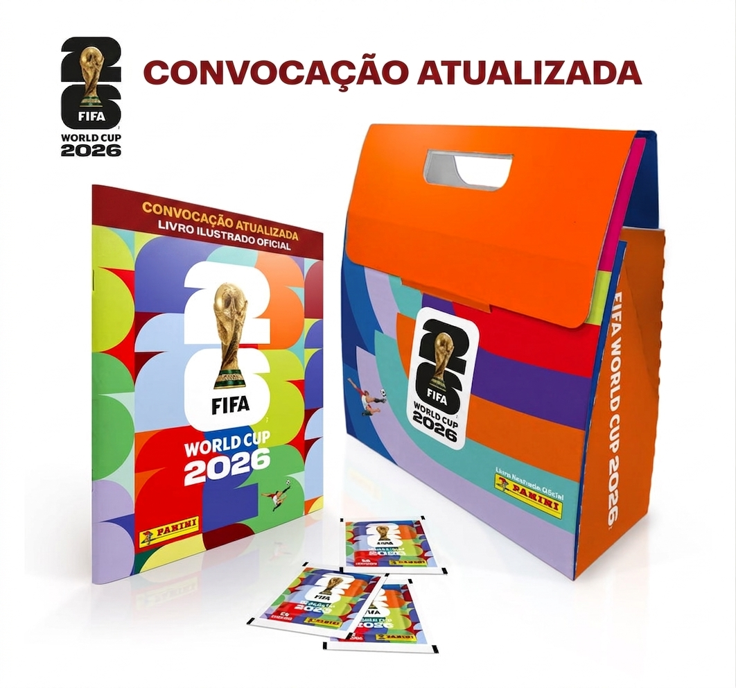BOX Sacola — Álbum Capa Cartão + 30 Envelopes