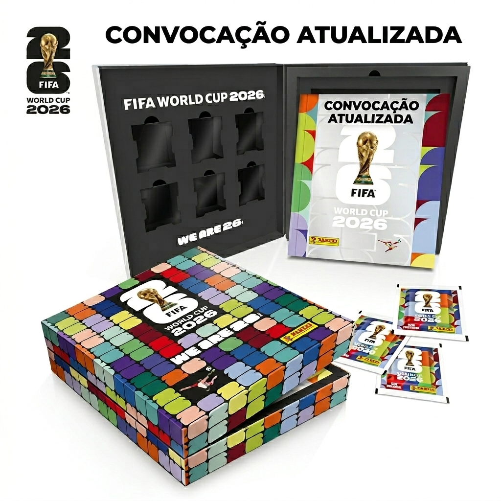 Box Super Premium — Capa Dura Prata + 50 Envelopes