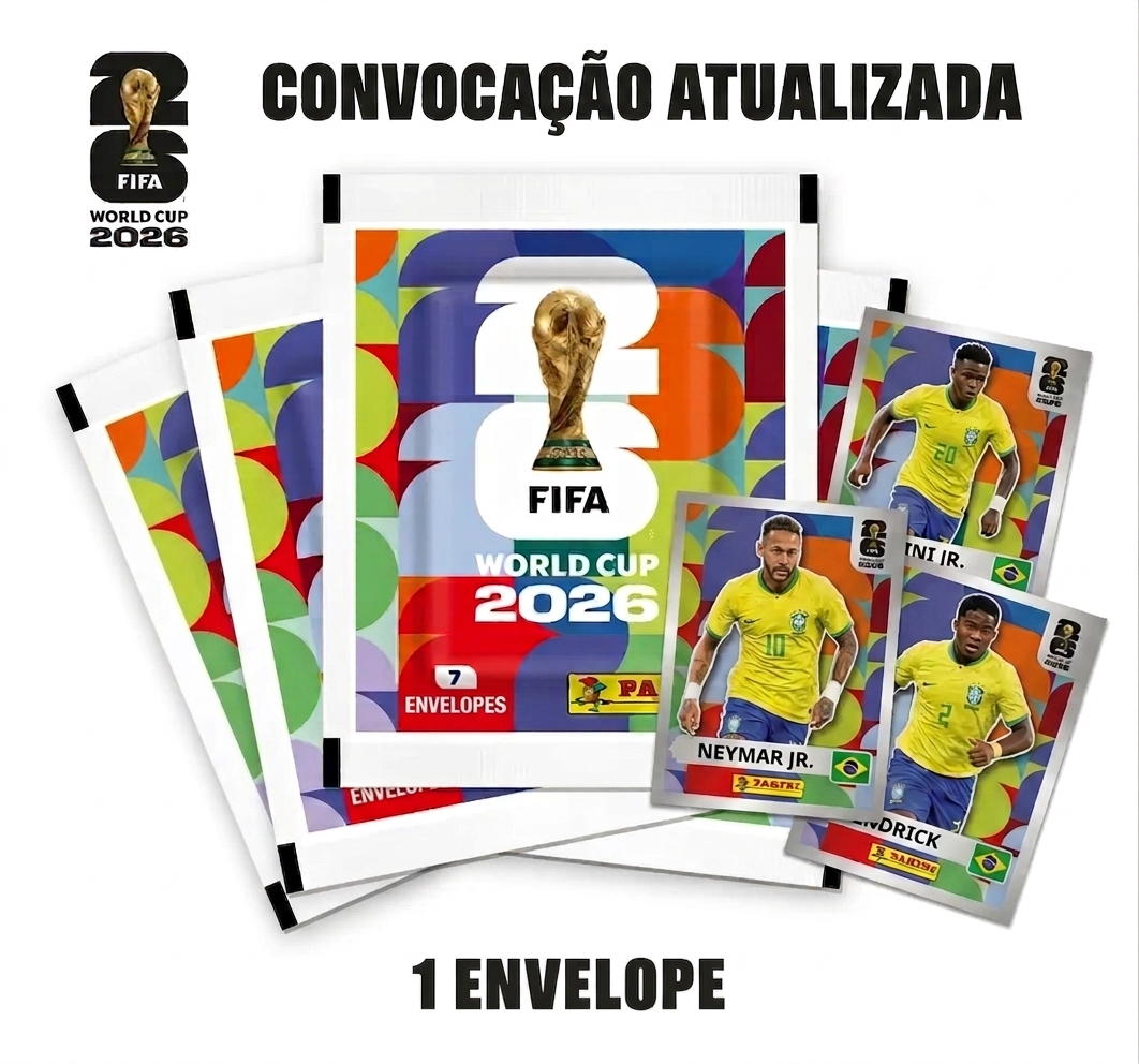 Envelope de Figurinhas Sortido Convocação Atualizada
